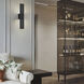Slot LED 24 inch Sand Black Wall Sconce